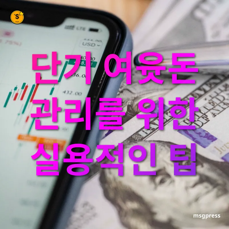 단기 여윳돈 관리 - 단기 여윳돈 관리를 위한 실용적인 팁 단기 여윳돈 관리 단기 여윳돈 관리를 위한 실용적인 팁 관련 이미지