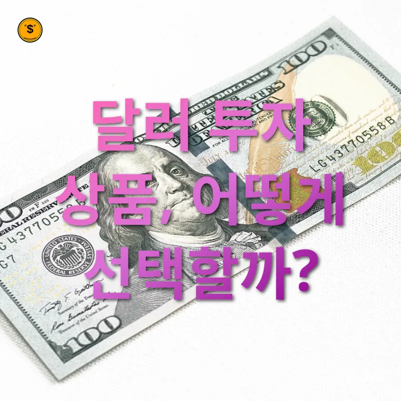 달러 투자 - 달러 투자 상품, 어떻게 선택할까? 달러 투자 달러 투자 상품, 어떻게 선택할까? 관련 이미지